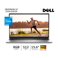 Dell Inspiron 15 3530 I5 1334U Ram 8Gb , Ssd 512Gb Pant. 15.6 Fhd Ubuntu 3 Celda