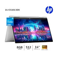 HP Envy x360 14-ES1013DX Core Ultra 5 120U/ 8Gb Ram/ 512Gb SSD/ 14" FHD Táctil/ 9R8R2UA