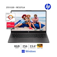 Laptop HP 255 G10 AMD Athlon Silver 7120U-15.6″ HD-8Gb Ram, 256Gb SS, Win, 9E527