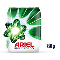 Detergente en Polvo Ariel Pro Cuidado 750 gr