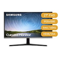 Monitor Samsung 27" Led Curvo, FHD (1920 x 1080) HDMI / VGA / Audio