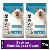 Pack x2 Comida para Gato Esterilizado Canbo Sterilized 7 kg