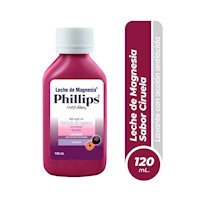 Leche de Magnesia Phillips sabor Ciruela 400 mg/5 mL Suspensión Oral