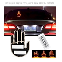 Mano de Luz LED con Gestos Luminoso para Auto con Control