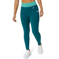 Leggings ASICS Rich Teal Verde Mujer