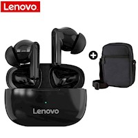 Audifonos Lenovo HT05 Bluetooth True Wireless Negro + SIDEBAG