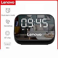 Reloj despertador con altavoz multifuncional Lenovo TS13-negro