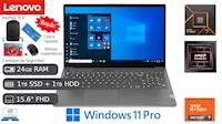 Lenovo V15 G4 ABP AMD R7 7730U 24GB RAM 1TB SSD 1TB HDD + MOCHILA + CANDADO + MOUSE