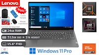 Lenovo V15 G4 ABP AMD R7 7730U 24GB RAM 512GB SSD + 1TB HDD EXTERNO + MOCHILA + CANDADO + MOUSE