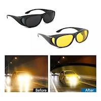 LENTES DE CONDUCCION PACK DE 2 NEGRO Y AMARILLO