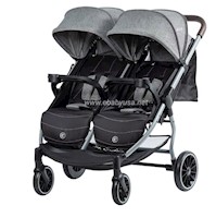 Coche Mellicero Leo & Lea EBaby EB2021-1 Gris Oscuro