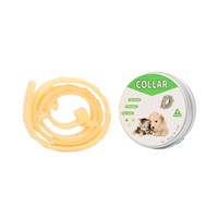 COLLAR ANTIPULGAS PARA PERRO CACHORRO/GATO PEQUEÑO LATA PEQUEÑA - COLOR MELÓN