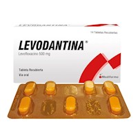 Levodantina 500 mg Tabletas Recubiertas