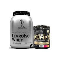 Pack LevroIso Whey Chocolate 900 gr.+ Shaaboom Pump 385 gr.