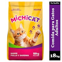 Comida para Gatos Adultos Michicat Pollo Sardina 18 kg