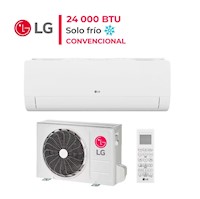 Aire Acondicionado LG Split De 24,000 BTU/H Convencional Frío Solo