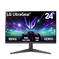 Monitor LG 24GS50F-B Gamer UltraGear 24” Panel VA FHD 1920×1080, 180Hz, HDR10 1MS