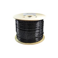 Rollo Cable Utp Categoria 6 Exterior Negro 305m American Net