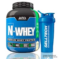 Proteína Ans N Whey 5lb Vainilla + Shaker