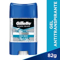 Gillette Gel Antitranspirante Antibacterial Cool Wave 82g