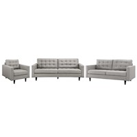 Juego de Sala 3 2 1 Modelo Linda plata