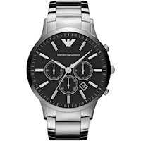 Reloj Armani AR2460 Black and Silver para Caballero