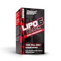 LIPO 6 BLACK ULTRA CONCENTRADO 60 CÁPSULAS - NUTREX