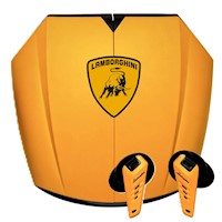 Audífonos Lamborghini Inalámbrico Lambo Bud Huracan 700 Amarillo