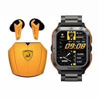 Smartwatch Aventador Q4 + Audífonos Huracan 700 Lamborghini