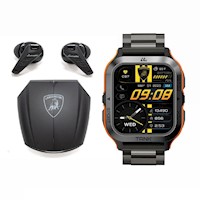 Audífonos Huracan 700 Lamborghini + Smartwatch Aventador Q4