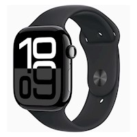 APPLE WATCH SERIES 10 46mm Jet Black Sport Band Black (GPS) M/L