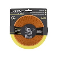 Lickimat Wobble Orange  Para Perros