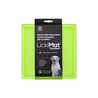 Lickimat Soother Green Dog