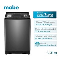 Lavadora Mabe Automática Direct Motion 21 Kg LMA1220WDGBB0 Diamond Gray