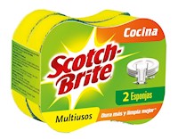 Scotch-Brite® Esponja "2 en 1" Pack x 2