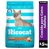 Comida para Gato Adulto Esterilizado Ricocat 15 kg