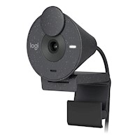 Logitech - Cámara Web Brio 300 Full HD 1080p - Negro