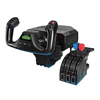 Logitech - Simulador de Vuelo Flight Yoke System