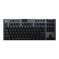Logitech G - Teclado G915 X TKL Wireless RGB Switch Tactile - Negro