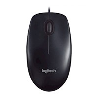 Logitech - Mouse M90 USB Ambidiestro - Negro
