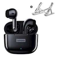 Audifonos Bluetooth Lenovo LP40 Pro Negro + Soporte de Laptop de Regalo