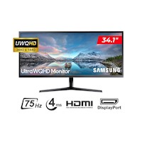 Monitor LCD Samsung S34 (34.1″) UW-QHD 3440×1440 FreeSync/4ms HDMI/DisplayPort