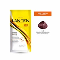 Tinte Lan Ten - Rubio Rojo Intenso Nacarado 6.62 Sachet 50 g