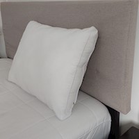 Almohada Hotelera Lujo 2 plazas 50 cm x 65 cm Color Blanco Tela 100% algodón