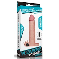 Funda Vibrador Pene 20.3 cm Lovetoy Alargado 7.6 cm Estimulado Vibrado