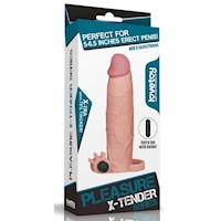 Funda Vibrador Pene 21.6 cm Lovetoy Alargado 7.6 cm Estimulado Vibrado