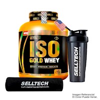 Level Pro Proteína Isogold Whey 6.6 Lb Rich Chocolate+shaker y Toalla