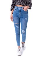 PANTALON DENIM STRETCH SQUEEZE PARA MUJER - TOTAL BLEACH DSTYR