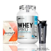 Whey Pro 1.1Kg Vainilla+Creatina Myprotein 250gr+Shaker
