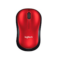 Mouse Logitech  Optico M185 Rojo